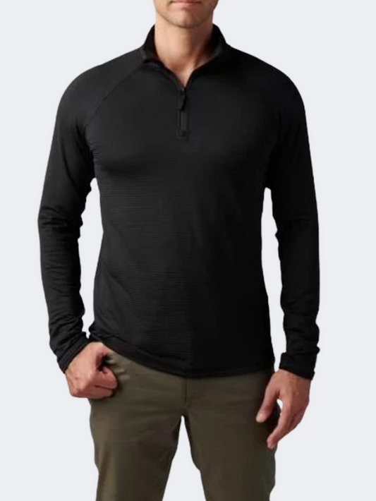 5-11 Brand Stratos Men Tactical Long Sleeve Black