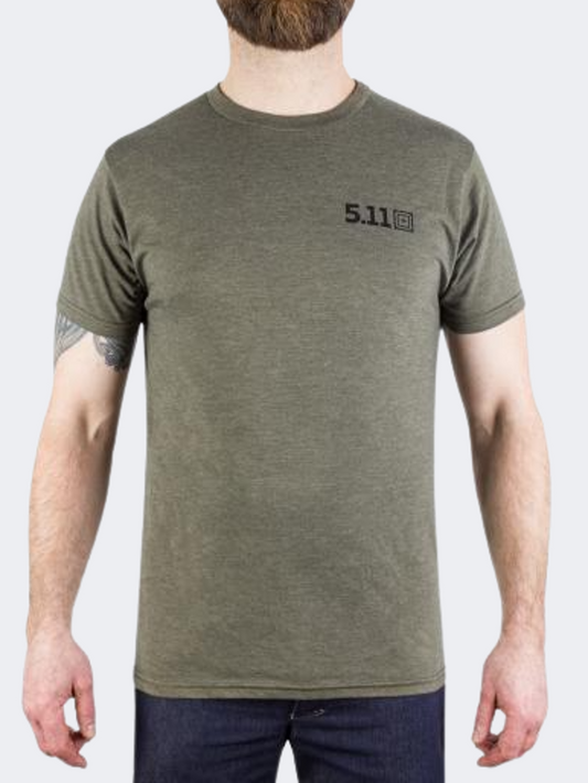 5-11 Brand Mission  Men Tactical T-Shirt Green