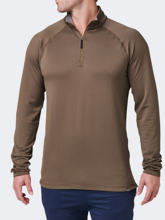 5-11 Brand Stratos Men Tactical Long Sleeve Major Brown