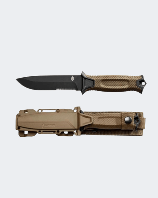 Gerber Strongarm Coyote Camping Knife Brown/Black