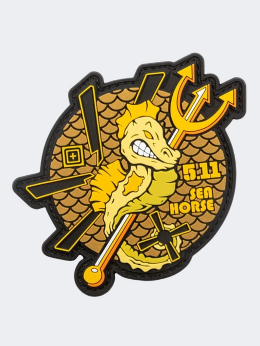 5-11 Seahorse Tactical Patch Yellow/Black