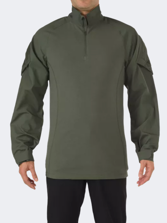 5-11 Brand Rapid Assault Men Tactical Shirt Green