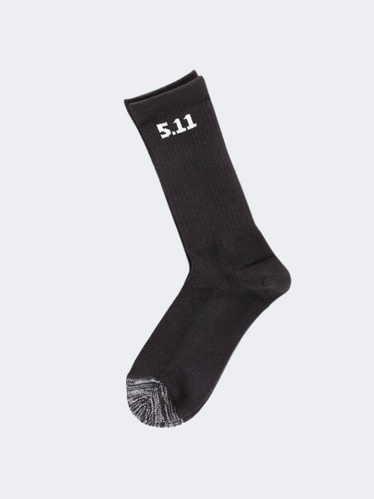 5-11 Brand Unisex Tactical Sock 50078-019 5.11 3-Pack 6&#39;&#39; Black