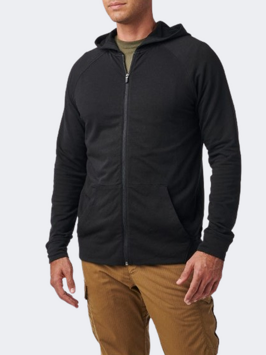 5-11 Brand Zone Full Zip  Men Tactical Hoody Black