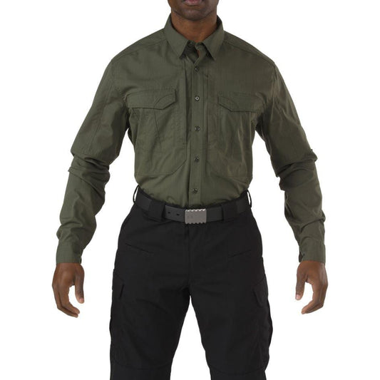 5-11 Stryke Men Tactical Shirt Green